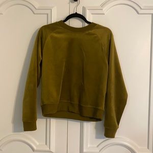 Velour pullover